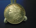 1880 United States Morgan Silver Dollar $1 Toned Nice Details Circulated Coin