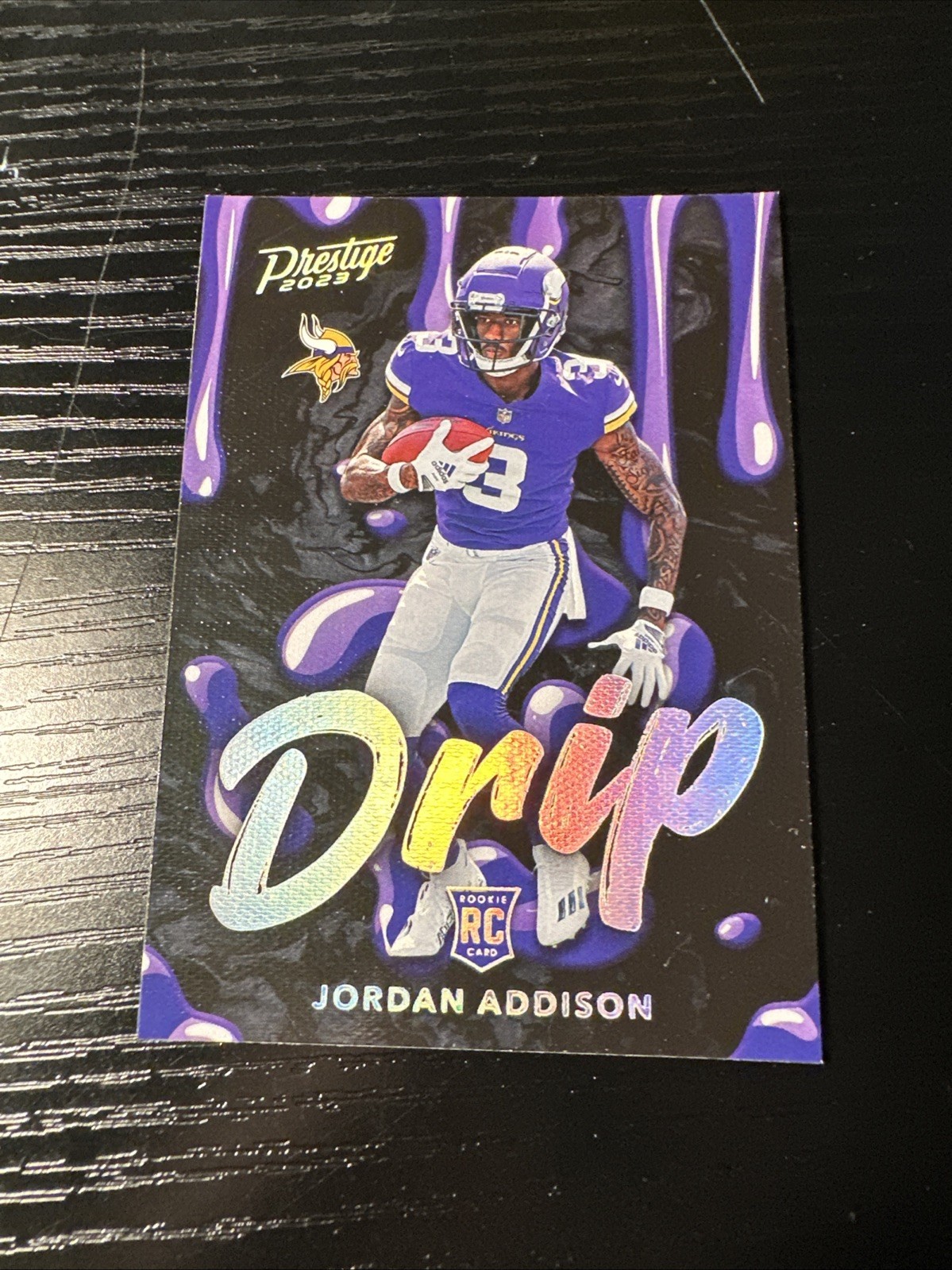 2023 Panini Prestige Jordan Addison Drip - SSP Case Hit