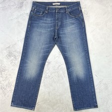Nigel Cabourn Utility Blue Regular Straight Leg Denim Jeans Größe W40 "L33"