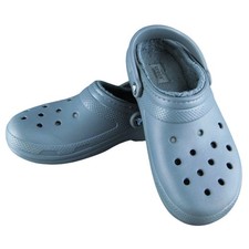 Crocs Classic Men Slip-On Slipper Size 8 Medium Gray Synthetic Slip On