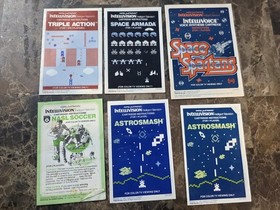 45 (90 individual) sets Authentic Intellivision overlays +15 single +20 manuals