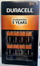Duracell Coppertop 9V Alkaline Batteries 9 Volt - 8 Pack- exp 2029 free shipping
