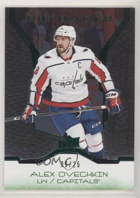 2019-20 Upper Deck Buybacks Green 9/25 Alex Ovechkin Alexander Ovechkin #5 00d2