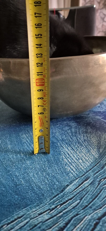 Klangschalen Set gebraucht, handgefertigt, Nepal - Bild 4 von 4