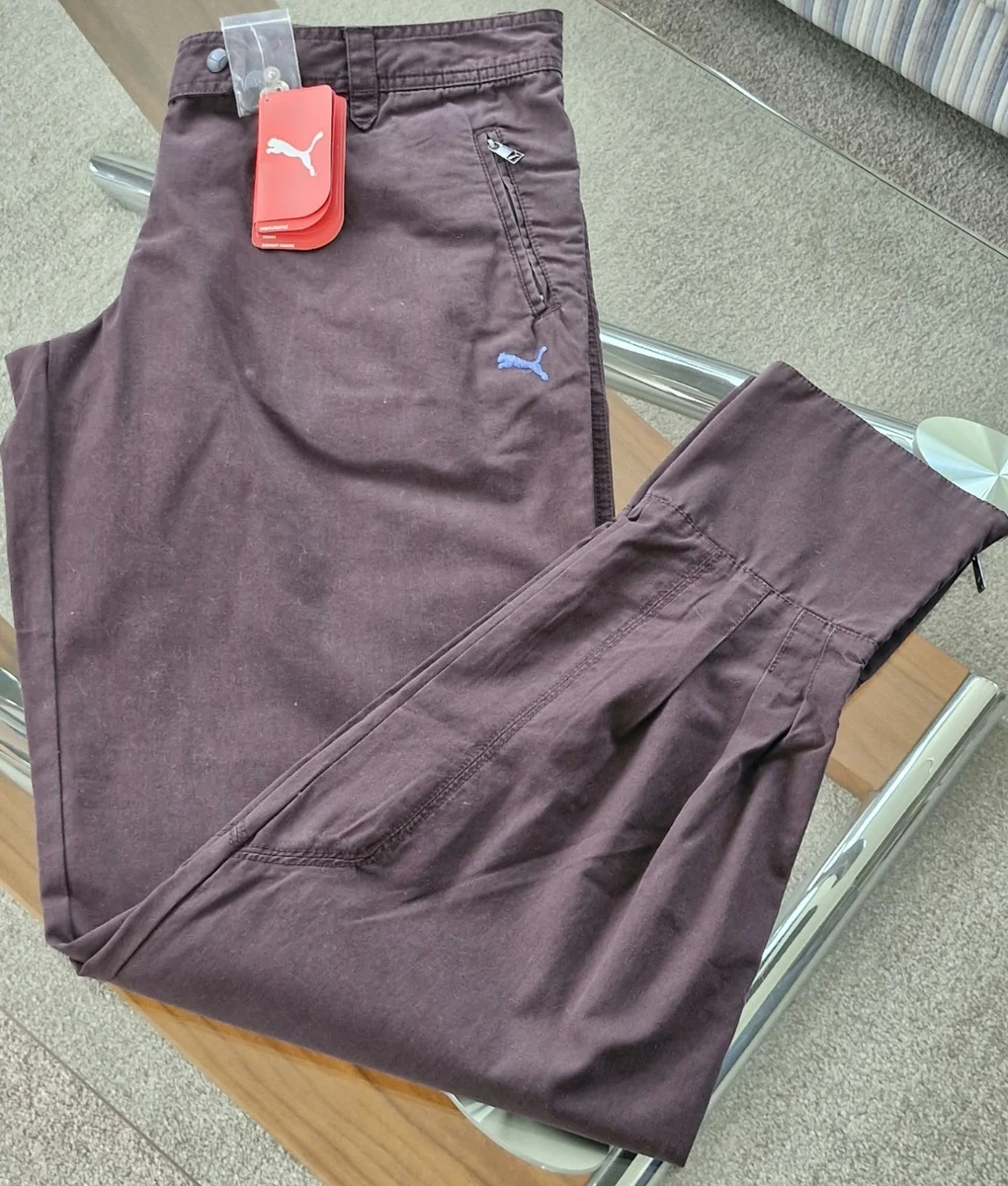 BNWT WOMEN'S BROWN PUMA LEISURE TROUSERS, SIZE 16 (XL)