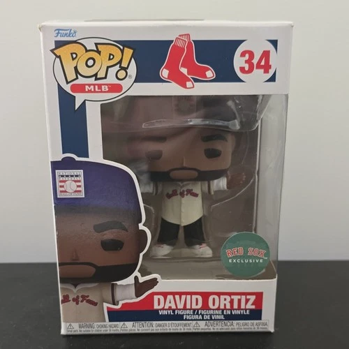 Funko Pop! Vinyl David Ortiz MLB Exclusive Boston Red Sox Figure #34