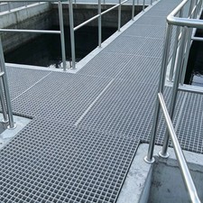 1pc Fiberglass Grating Cover Gray Industrial Grating Drainage Cover 1pc Fiberglass Grating Cover Gray Industrial Grating Drainage Cover