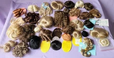 Vintage Doll Wig Lot Synthetic Assortment OSS