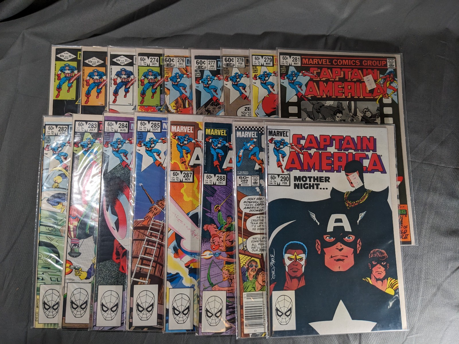 3-76a Captain America #270-290 part Bronze Age | Gruenwald Era Begins