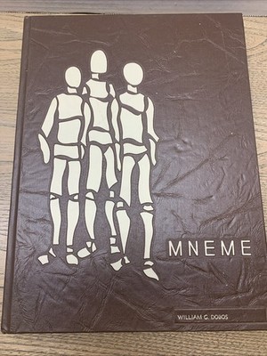 Rutgers NJ Yearbook MNEME 1971 Hardcover Vintage University College Annual