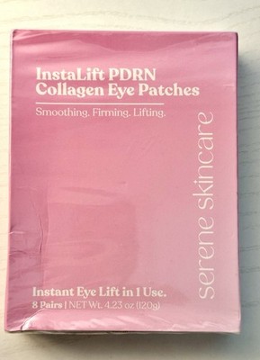 Serene Skincare InstaLift PDRN Collagen Eye Patches -8 Pairs- Firming & Lifting