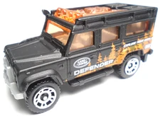 2016 MATCHBOX MBX HEROIC '97 LAND ROVER DEFENDER 110 BLACK DIECAST 2 3/4" TRUCK