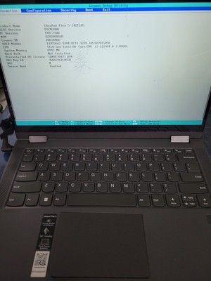 Lenovo IdeaPad Flex 5 14ITL05 14'' i3-1115G4 8GB RAM No OS/HD *BIOS/READ* | LP470