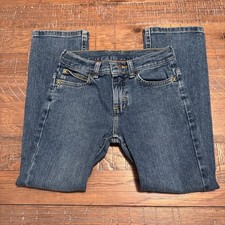 Boys Blue Jeans Wrangler Size 8 Regular Denim