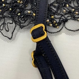 Agent Provocateur Lindie Black Suspender AP1 Extra Small NWT $225