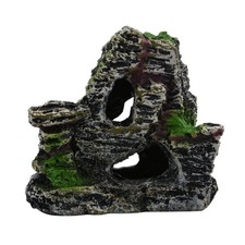Aquarium Decoration Fish Tank Ornament Rockery Hiding Cave Landscape Underwater