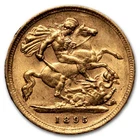 1895 Victoria Gold Half Sovereign — photo from another recent sale