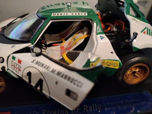 SUNSTAR 1 18 LANCIA STRATOS HF RALLY MUNARl MANNUCCI WINNER MONTECARLO 1975 - Foto 7 di 14