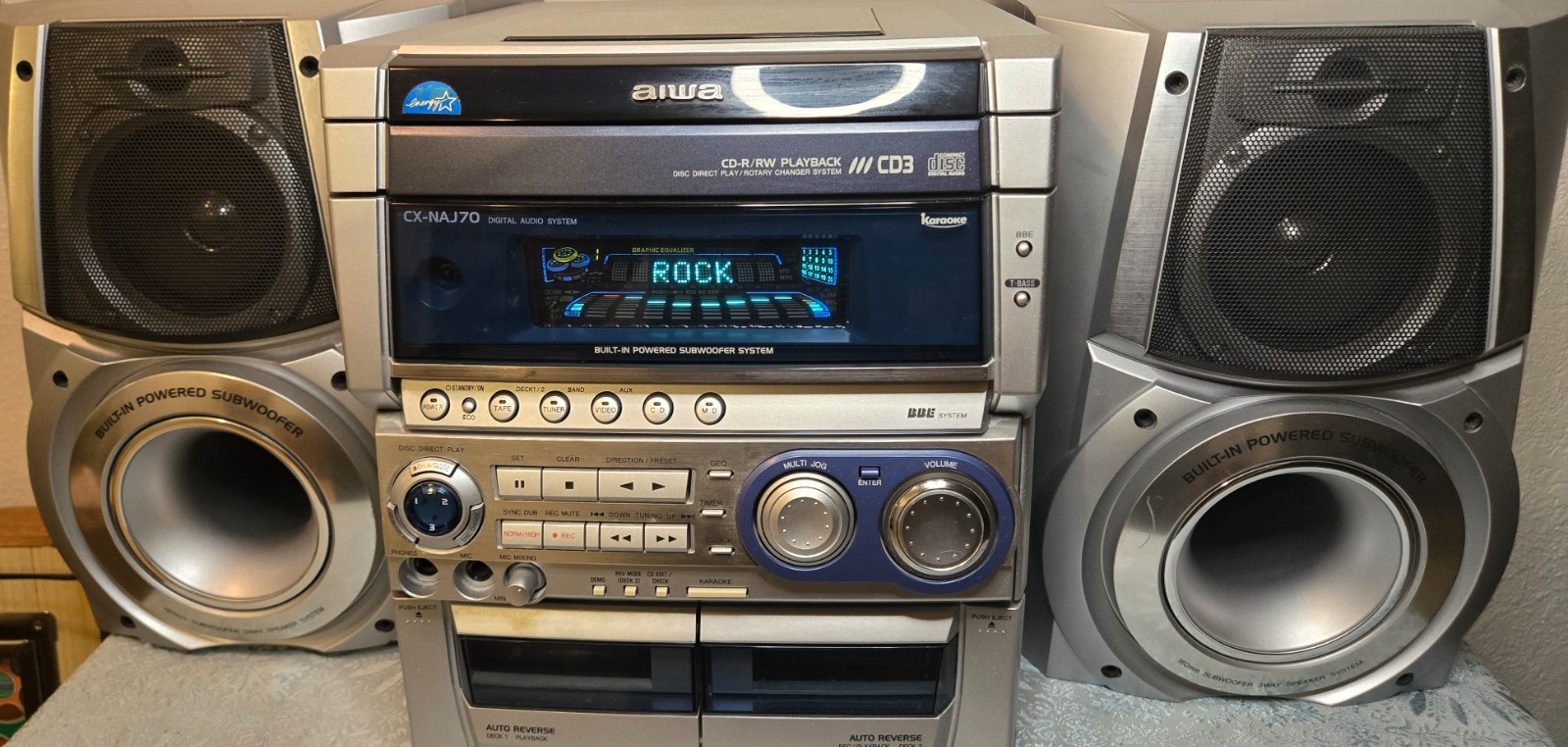 Vintage 🔥 AIWA cx-naj70 stereo cd-r cd-rw cd playback sys