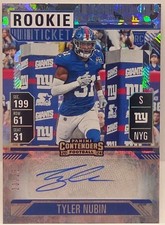 2024 Contenders Tyler Nubin Rookie Ticket Variation Auto RC Cracked Ice #/25