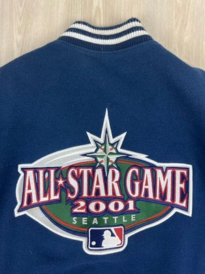 VTG Nike 2001 All Star Game Seattle Mariners Wool Leather Varsity
