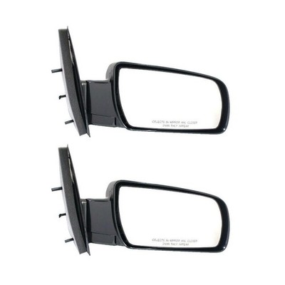 2Pcs Right Passenger Side Manual Door Mirror Primed for Chevy Astro GMC Safari