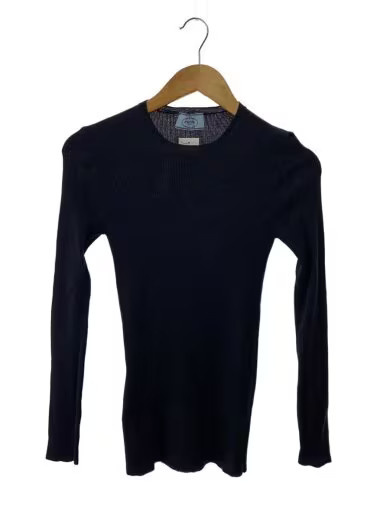 PRADA/Knit sweater (thin)/Size 38/Wool/NVY