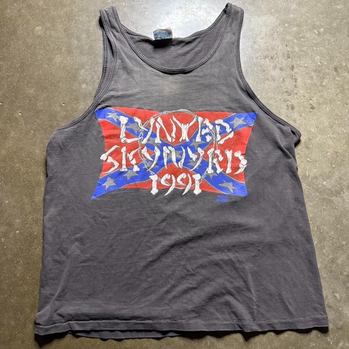 Vintage 1991 Lynyrd Skynyrd Winterland & Rock Express Faded Tank Top Sz Large