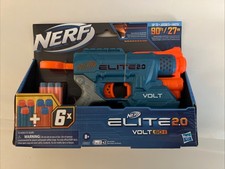 NERF Elite 2.0 Volt SD-1 Blaster 6 Official Darts Light Beam Targeting-NEW