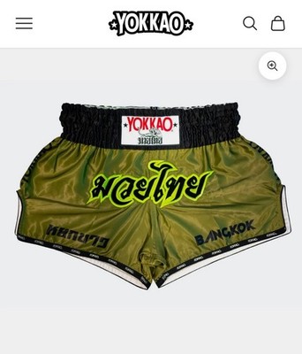 Yokkao Shorts Muay Thai Sizes M the late show new green