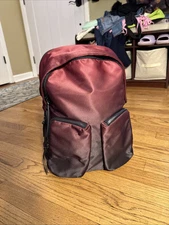 Tumi Devoe Meadow Backpack Purple Iridescent - Laptop & Water Bottle Pockets