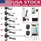 Heavy Duty 6000N 1320lbs Lift 12V Linear Actuator Motor Controller Switch Kit DO