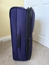 Tripp Suitcase Purple Plum Soft shell Medium/Large Expandable 