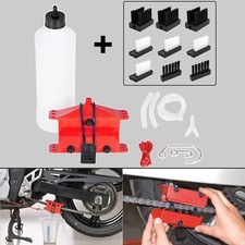 Motorcycle Chain Cleaning Machine Kit Brush Gear Cleaner Tool For Chains Lube