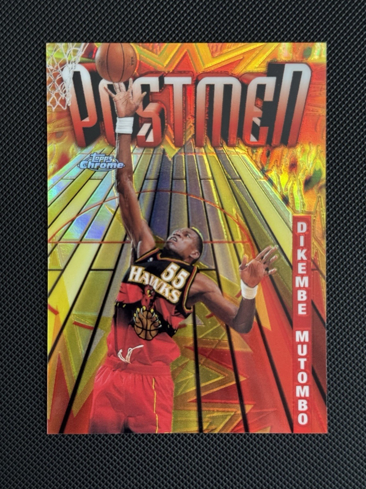 Dikembe Mutombo 1999 Topps Chrome Postmen #SB24 Refractor 