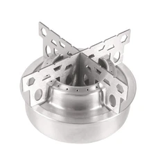 Outdoor Camping Mini Aluminum Alloy Alcohol Stove Cooking Burner Wiz Cross Stand