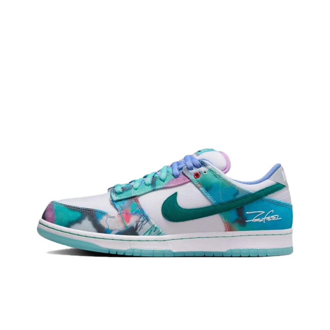 Size 8 - Futura Laboratories x Nike Dunk SB Low Bleached Aqua for