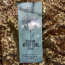 Base Labs Piercing After Care Spray Cleanses Sterilizes Soothes 4 oz