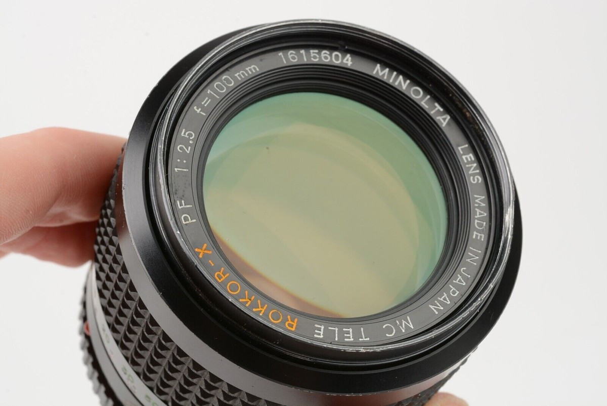 希少】ミノルタ MC Tele Rokkor-X 100mm f2.5 Minolta MC Rokkor-X