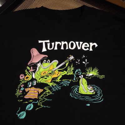 Turnover Frog Band Tour Unisex Cotton T-Shirt Full Size SB119