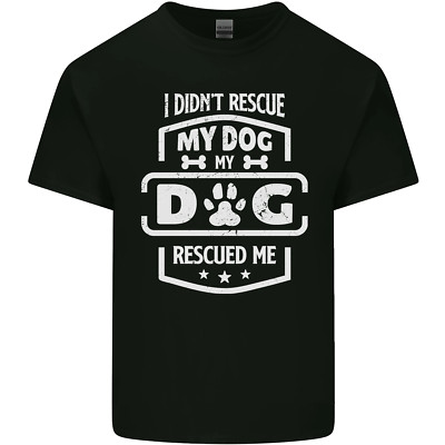 Mein Hund Gerettet Me Lustig Kinder T-shirt Jungen Mädchen