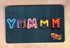RED ROBIN Neon Light and Signs Spelling Yummm ( 2015 ) Gift Card ( $0 )