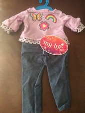 MY LIFE AS PURPLE PATCH Outfit For 18" DOLL NEW