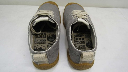 KEEN Mosey Derby Low Height Casual Oxford Shoes, Size 9.5 M, Steel Gray Canvas - Picture 4 of 7