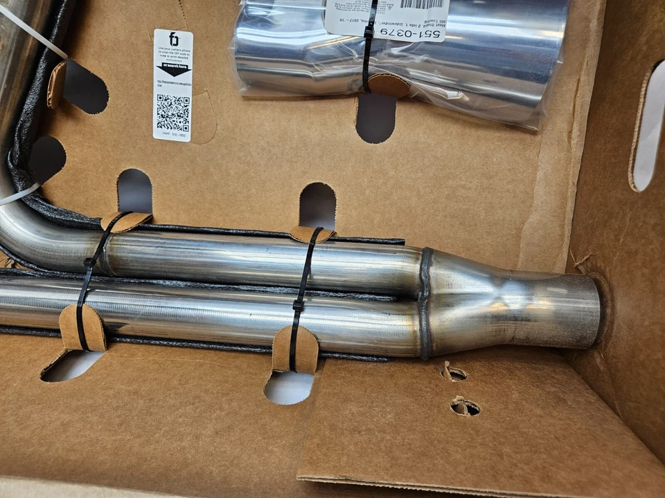 Sistema de exaustão completo Firebrand Monarch cromado #10-1072 Harley Davidson - Imagem 4 de 4