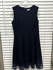 Calvin Klein Womens Blue Size 10 Business & Workwear Dress