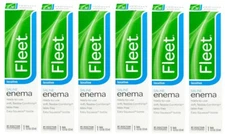 "Fleet" Enema {Ready-to-Use} Saline Laxative 4.5 fl oz (133 ml) (Pack of 6)