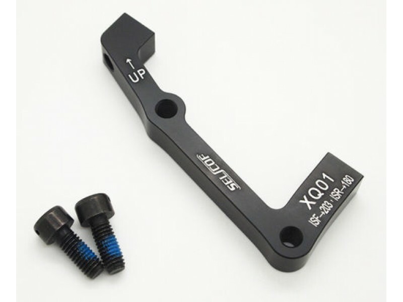 Selcof Disc Brake Caliper Mount Adapter Front Rear IS Post Mount 203mm - 180mm