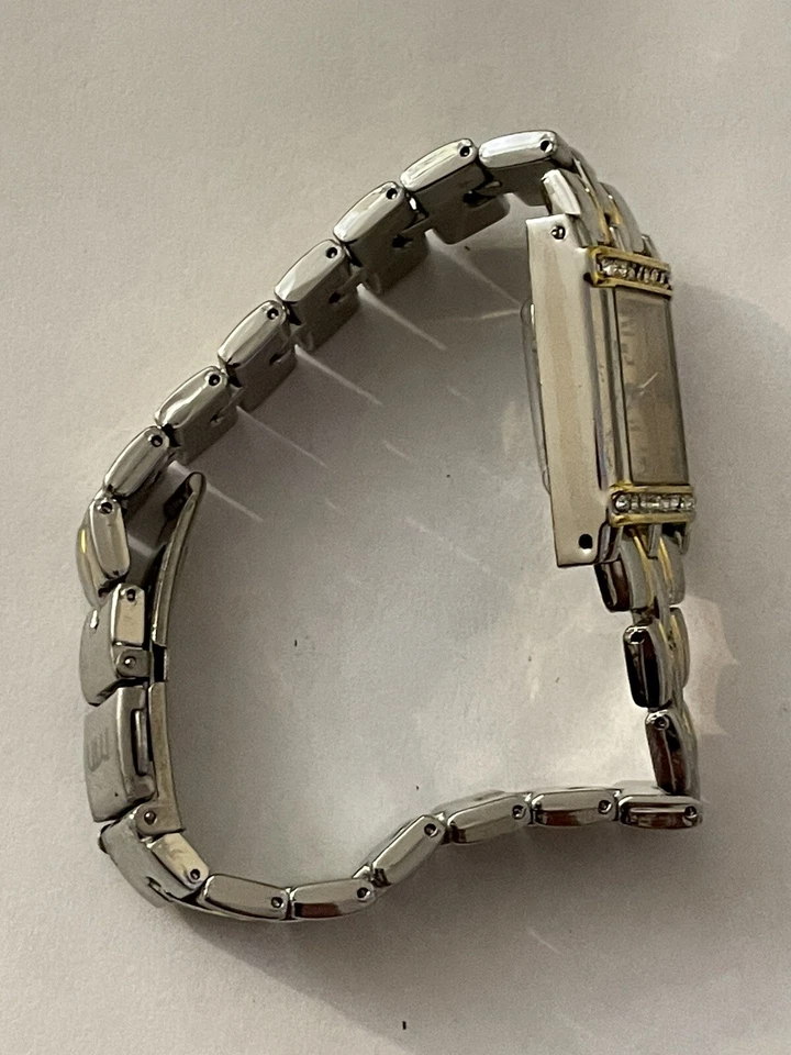 Bisel con joyas tono dorado y plateado Mark Naimer para damas nuevo stock antiguo ¡funciona muy bien! Foto 4 de 4