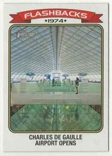 2023 Topps Heritage Charles de Gaulle Airport News Flashbacks NF-5